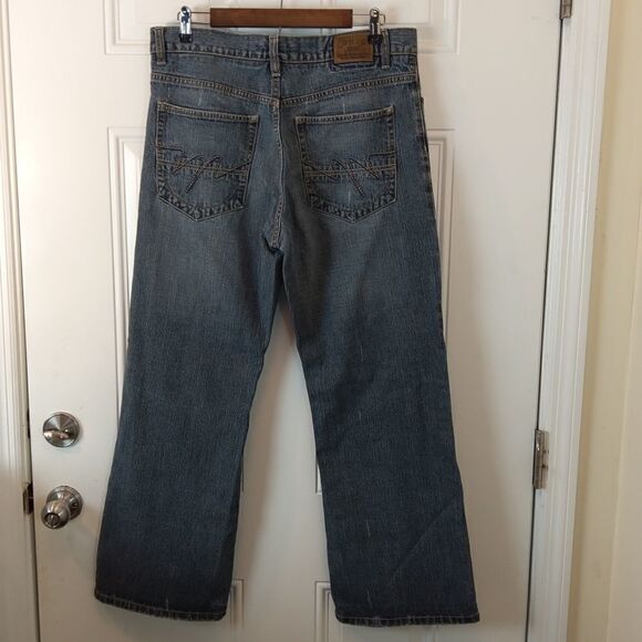 DHJC 1865 original five pocket denim heavy-duty mildly distressed bootcut Jeans - Picture 13 of 16